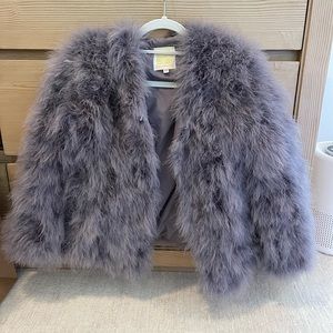 Fur coat super cute!